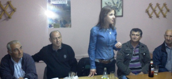 Συνεχίζονται οι επισκέψεις  της Μαρίας Γαβαλά, υποψήφιας Ευρωβουλευτή του ΚΚΕ στο δήμο Φαρκαδόνας