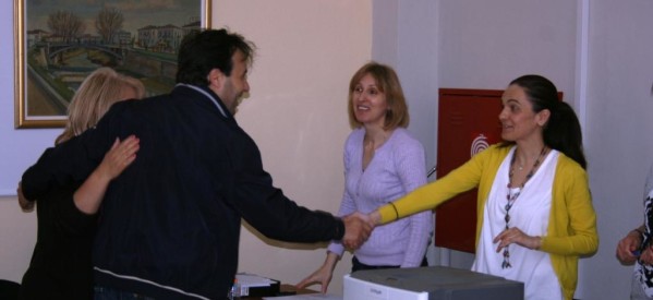 Τους υπαλλήλους του Δήμου που θα εργαστούν για τις εκλογές επισκέφτηκε ο Δημήτρης Παπαστεργίου