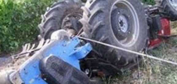 Αγρότης καταπλακώθηκε από τρακτέρ στην Παλιουριά Λάρισας