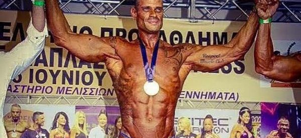 Ο Τρικαλινός στρατιωτικός Γιώργος Μαργαρίτης πρωταθλητής στο Bodybuilding