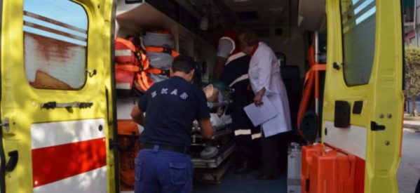 Στο Γενικό Νοσοκομείο Λάρισας 46χρονος μετά από τροχαίο στον Αμπελώνα