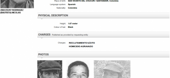 Κολομβία: Η Ιντερπόλ εξέδωσε διεθνές ένταλμα σύλληψης του ηγέτη του ELN