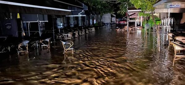 Εφιαλτική νύχτα στην Καρδίτσα- πλημμύρισε η πόλη