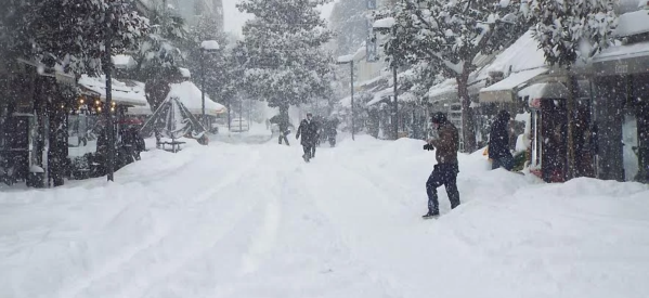 Χιόνι και μέσα στα Τρίκαλα από την Τρίτη το πρωί σύμφωνα με το meteo.gr