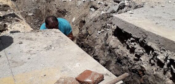 Τρίκαλα: Έργο της ΔΕΥΑΤ αποκάλυψε αρχαίο τείχος